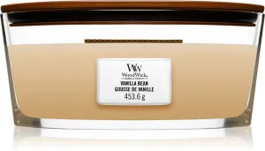 Bougie parfumée WoodWick Vanilla Bean avec mèche en bois 453,6 g