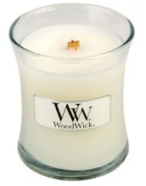 Bougie parfumée WoodWick White Tea & Jasmine avec mèche en bois pour femmes