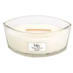 Bougie parfumée WoodWick White Teak avec mèche en bois 453,6 g