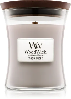 Bougie parfumée WoodWick Wood Smoke avec mèche en bois 275 g
