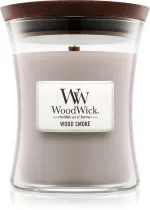 Bougie parfumée WoodWick Wood Smoke avec mèche en bois 275 g