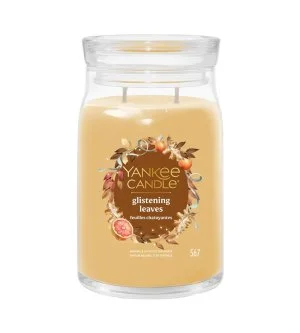 Yankee Candle Glistening Leaves bougie signature grande 567 g