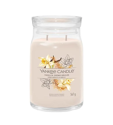 Vanilla Creme Brulee bougie signature grande 567 g