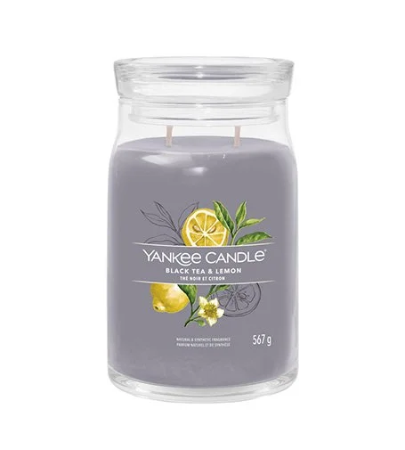 Black Tea & Lemon grande bougie Signature 567 g