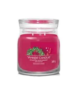 Yankee Candle Sparkling Winterberry bougie signature moyenne 368 g