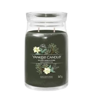 Yankee Candle Silver Sage & Pine bougie signature grande 567 g