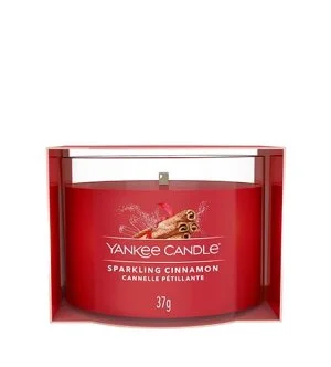 Yankee Candle Sparkling Cinnamon bougie votive en verre 37 g