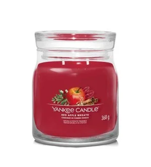 Yankee Candle Red Apple Wreath bougie Signature moyenne 368 g