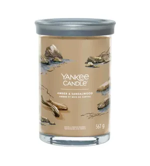 Yankee Candle Amber & Sandalwood signature tumbler grand 567g