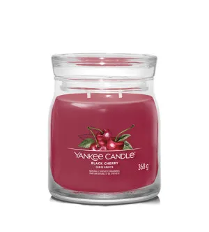 Bougie signature Yankee Candle Black Cherry moyenne 368 g