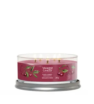 Yankee Candle Black Cherry signature tumbler 5 mèches 340 g
