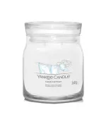 Bougie signature Yankee Candle Clean Cotton moyenne 368 g