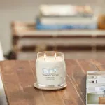 Bougie signature Yankee Candle Clean Cotton moyenne 368 g