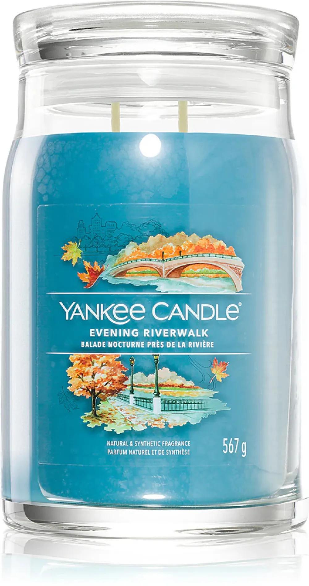 Bougie signature Yankee Candle Evening Riverwalk grande 567 g