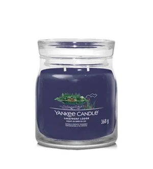 Bougie signature Yankee Candle Lakefront Lodge moyenne 368 g