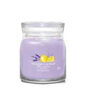 Bougie signature Yankee Candle Lemon Lavender moyenne 368 g