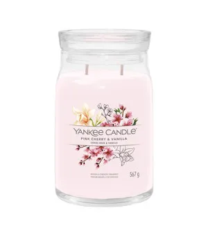 Yankee Candle Pink Cherry & Vanilla bougie signature grande 567 g