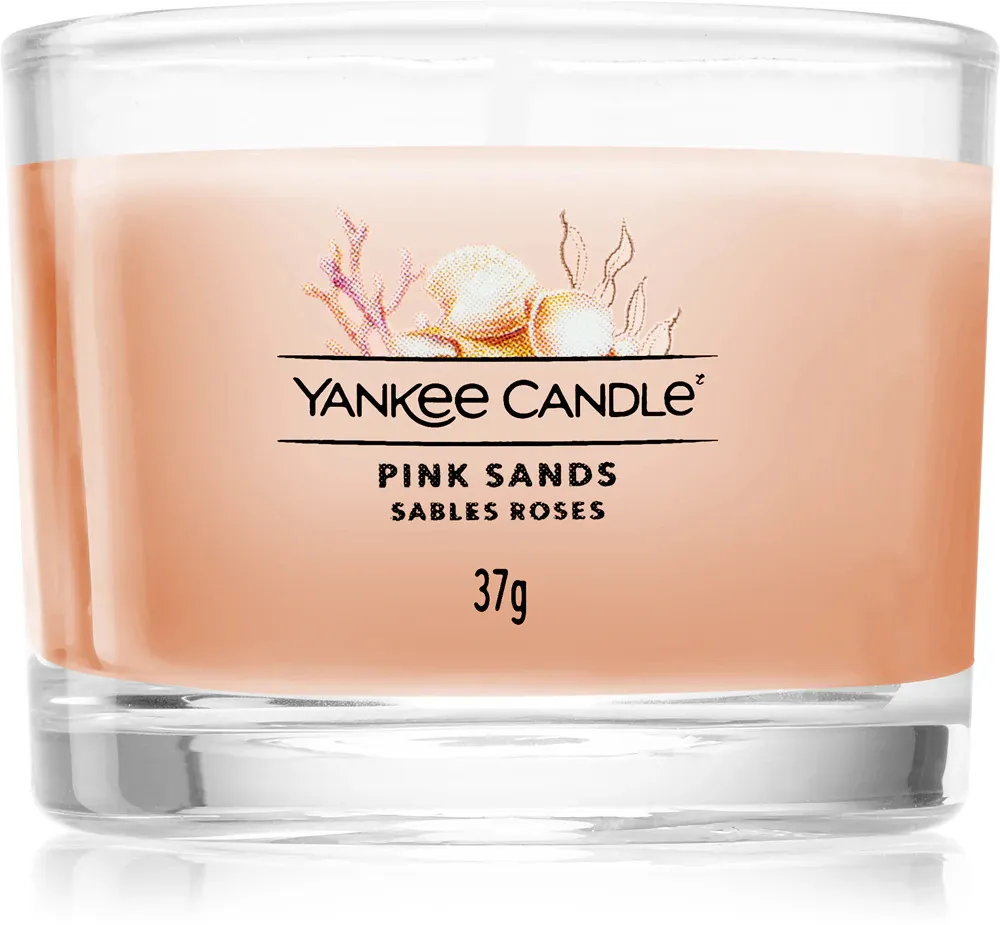 Bougie votive en verre Yankee Candle Pink Sands 37 g