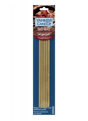Yankee Candle Pré-Fragran.Reed Crisp Campfire Apples recharge pour diffuseur 5x tiges