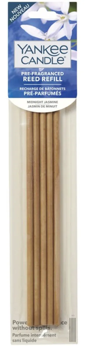Yankee Candle Pré-Fragran.Reed Midnight Jasmine recharge pour diffuseur 5x tiges