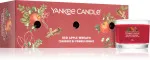 Red Apple Wreath bougie votive en verre 3 x 37 g 3x37 g