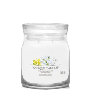 Yankee Candle Signature Midnight Jasmine bougie signature moyenne 368 g