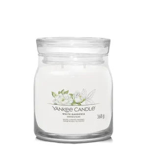 Bougie Yankee Candle Signature White Gardenia signature moyenne 368 g