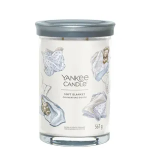 Yankee Candle Soft Blanket signature bougie en verre grand format 567 g