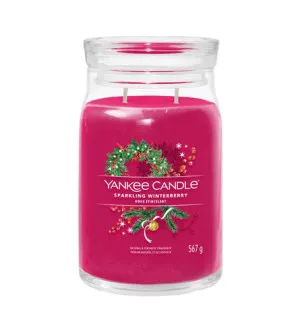 Yankee Candle Sparkling Winterberry signature bougie grande 567 g