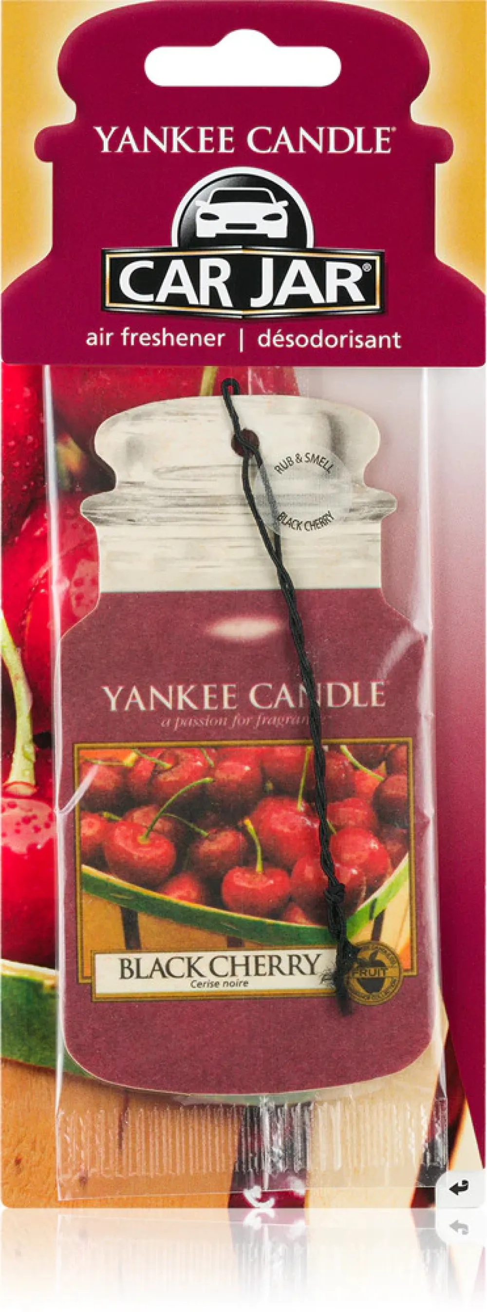 TAG classique Black cherry parfumée étiquette 1 pc 1 ks
