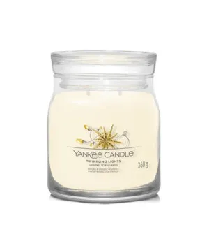 Bougie signature Yankee Candle Twinkling Lights moyenne 368 g