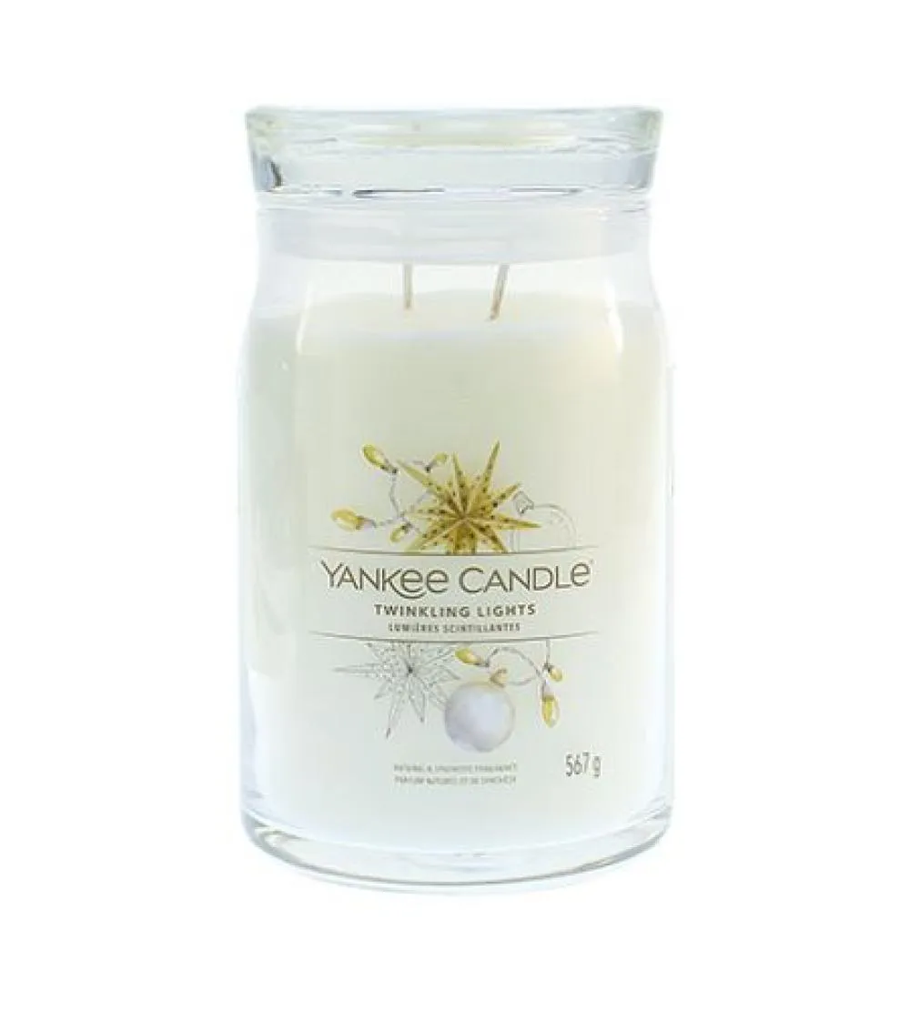 Bougie signature Yankee Candle Twinkling Lights grande 567 g