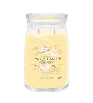 Bougie signature Yankee Candle Vanilla Cupcake grande 567 g