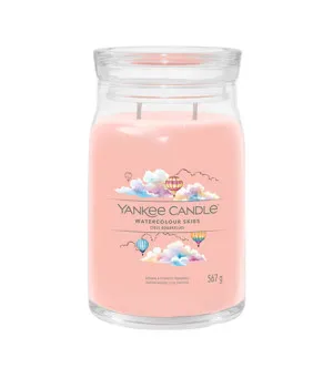 Bougie Yankee Candle Watercolour Skies signature grande 567 g