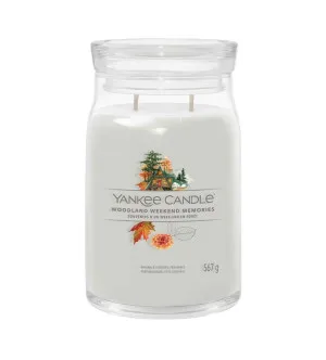 Yankee Candle Woodland Weekend Memories signature bougie grande 567 g