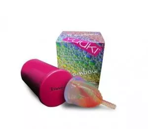 Yuuki Coupe menstruelle Rainbow - Large Soft - incl. coupe stérilisante