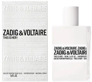 Zadig & Voltaire This is Her! eau de parfum pour femmes 50 ml