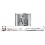 Nano-b Brosse à dents avec argent translucide - moyenne