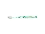 Nano-b Brosse à dents verte avec brosse à dents rose - moyenne