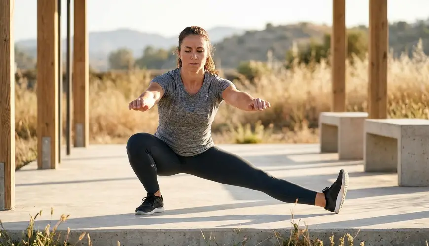 Le squat cosaque sollicite les hanches mieux que la plupart des squats