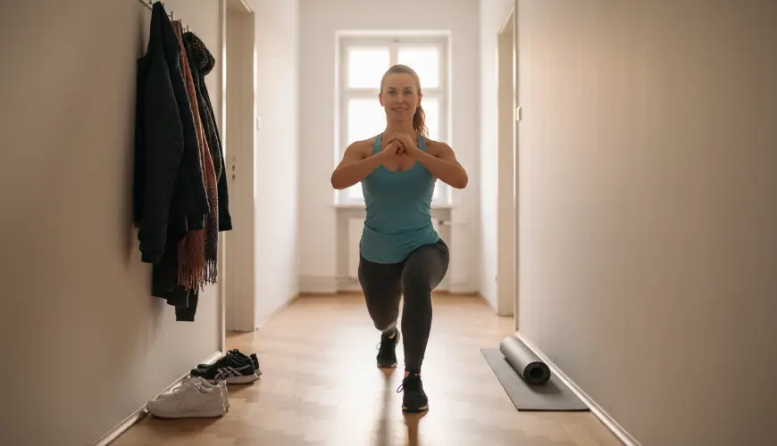 L'entraînement dans le couloir fonctionne mieux que vous ne le pensez, même dans un petit appartemen