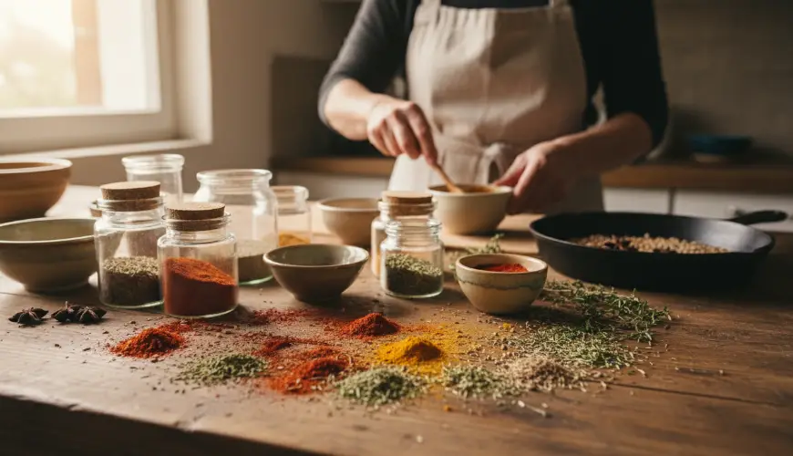 # Mélanges d'épices maison comme alternative aux produits semi-préparés en cuisine