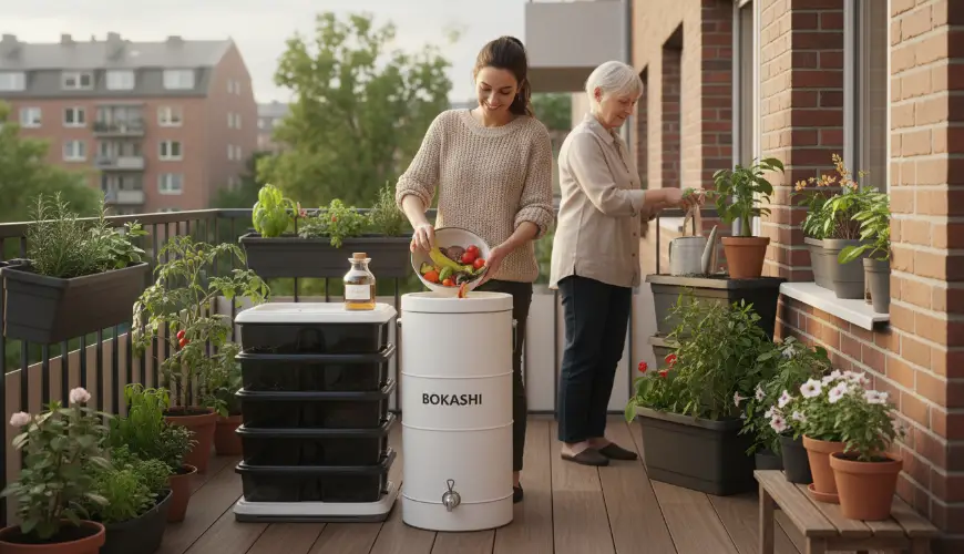 # Comment composter sur le balcon d'un appartement en ville