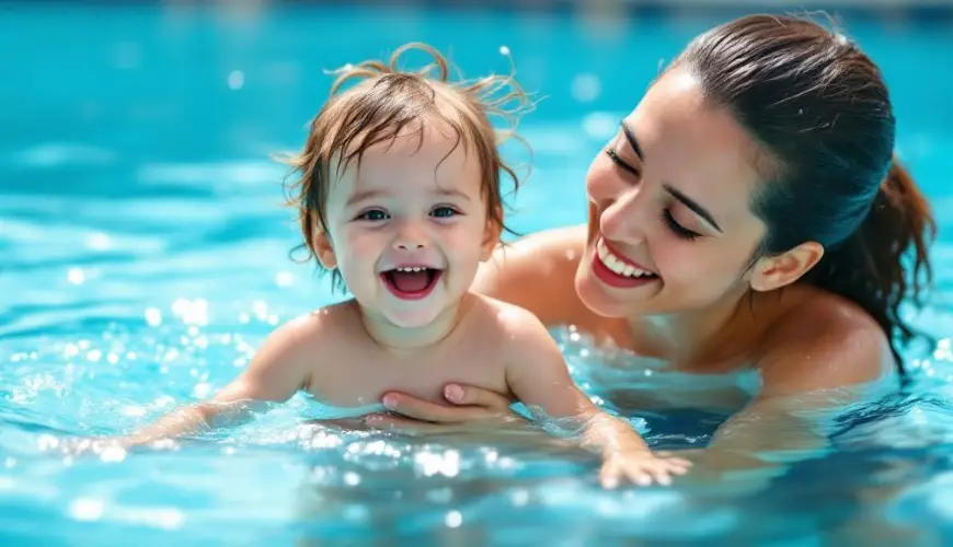 # Jak naučit dítě plavat bezpečně a s radostí

## Comment apprendre à un enfant à nager en toute séc