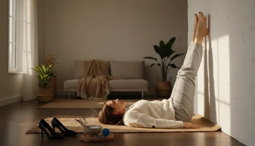 # Positions de yoga pour soulager les pieds après une journée en talons