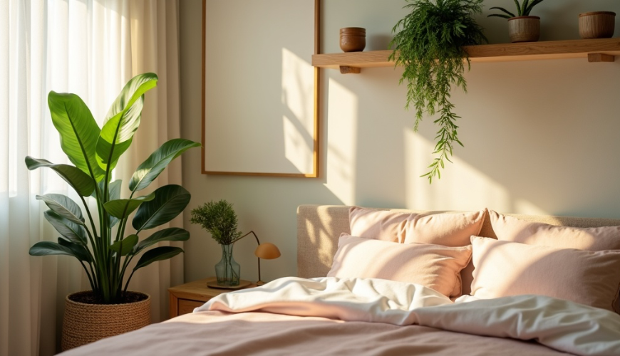 Les fleurs appropriées pour la chambre vous aideront à rendre l'espace plus confortable sans perturb