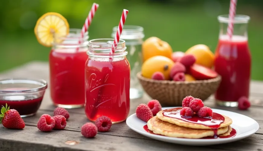 Recette de jus de framboise pour rafraîchissement à la maison en été comme en hiver