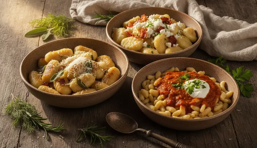 # Nokedli, halušky, gnocchi et leur parenté