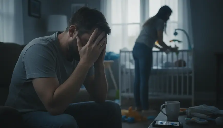 La dépression post-partum concerne aussi les hommes