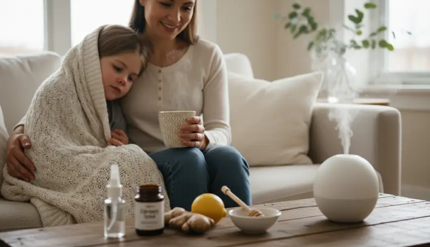 # Premier secours contre le rhume de l'enfant de manière naturelle